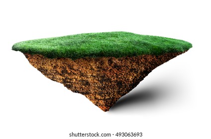 Island Floating 3d Illustration Stock Illustration 493063693 | Shutterstock