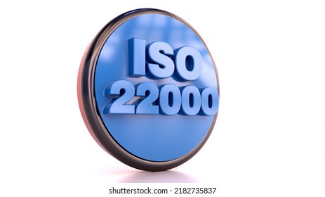 ISO 22000 3d Text Render