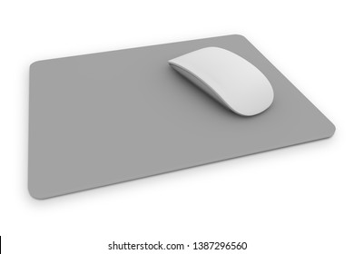 Isoalted Square Mousepad Mockup 3d Rendering