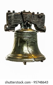 Isolated 3/4 View Of The Liberty Bell