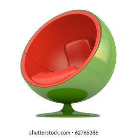 Isolated Ball Chair