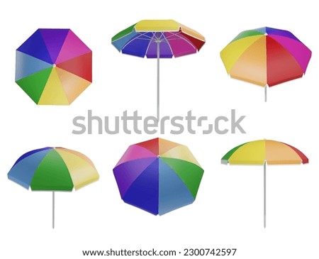 Similar – Rainbow Parasol