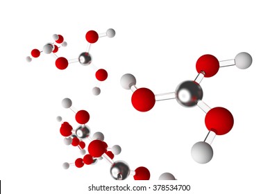 Isolated Boric Acid Molecules