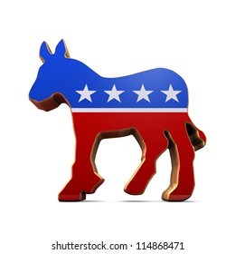 Isolated Democrat Party Symbol
