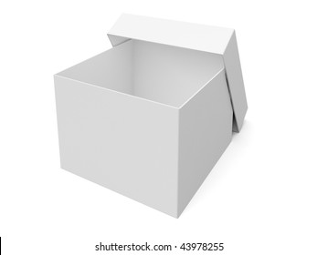 Isolated Empty Opened Box Stock Illustration 43978255 | Shutterstock