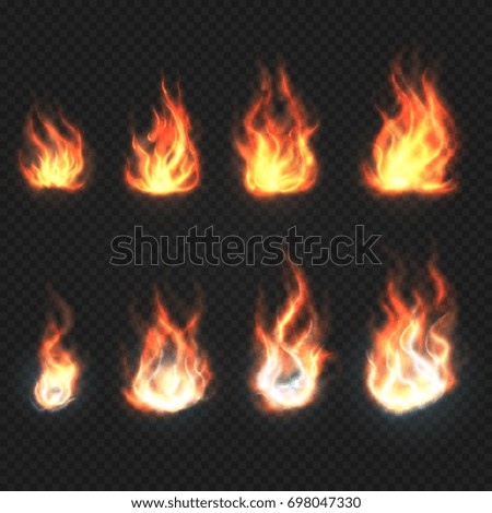 Similar – Image, Stock Photo Flames of fire in charcoal with firewood