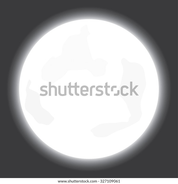 An Isolated\
Illustration of the\
moon