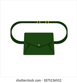 
Isolated Image Of Green Fanny Pack