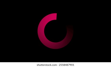 Isolated loading icon set on black background, Download button sign business concept