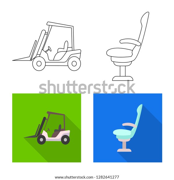 Isolated object of airport and airplane\
icon. Set of airport and plane stock symbol for\
web.