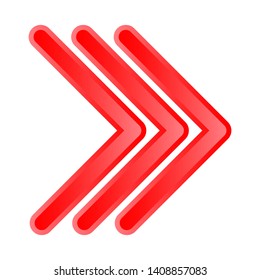 Isolated object of element and arrow logo. Set of element and direction stock symbol for web.
