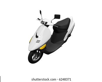 isolated scooter
