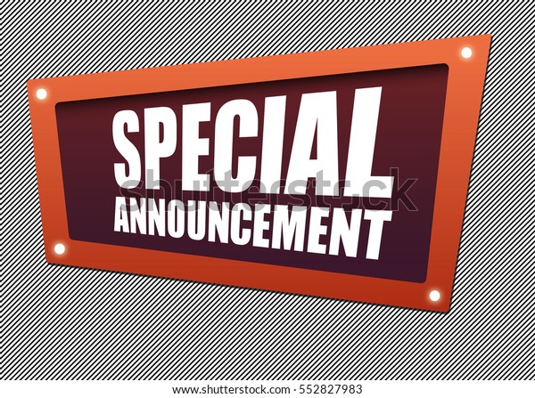 Isolated Sign Shout Out Special Announcement Stock Illustration Isolated Sign Shout Out Special Announcement Stock Illustration