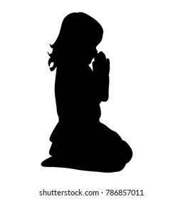 285 Little black girl praying Stock Illustrations, Images & Vectors ...