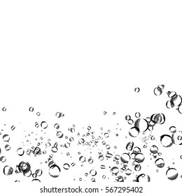 Isolated Water Bubbles On White Background Stock Illustration 567295402 ...