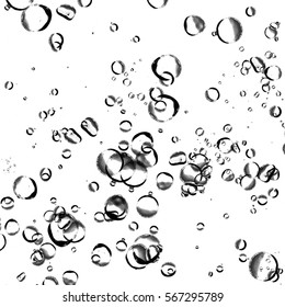 Isolated Water Bubbles On White Background Stock Illustration 572645239