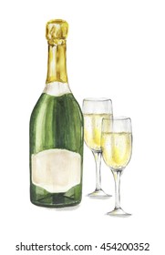 5,011 Watercolor champagne background Images, Stock Photos & Vectors ...