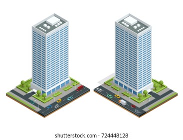 Vector Isometric Icon Infographic Element Representing Stock Vector ...