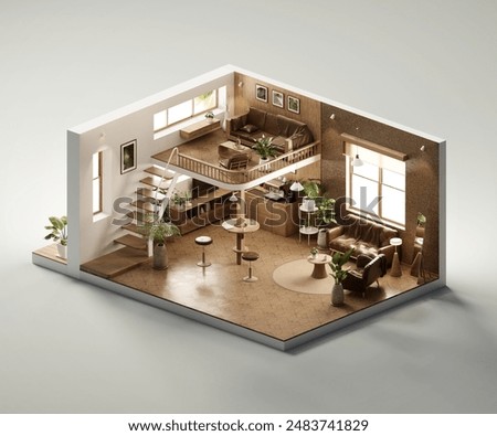 Similar – Image, Stock Photo living with a view