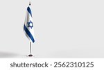 Israel flag for diplomatic visit