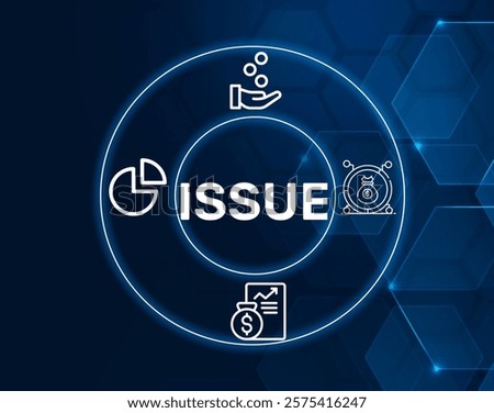 Issue acronym. Issue Rights Offering concept.A method by which a company offers new shares to existing shareholders, typically at a discounted price to raise capital.