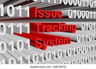 Issue Tracking System In The Form Of Binary Code, 3D Illustration