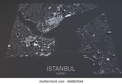 702 Istanbul 3d map Images, Stock Photos & Vectors | Shutterstock