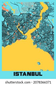 Istanbul - Turkey Gloria City Map
