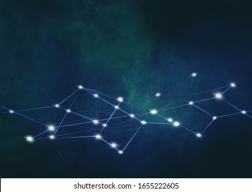 IT, business, network, background illustration