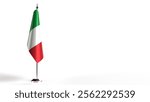 Italian flag for diplomatic visit