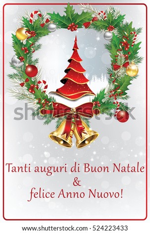 italian winter holiday greeting card merry christmas and happy new year italian language - How To Say Merry Christmas In Italian italian winter holiday greeting card merry christmas and happy new year italian language - How To Say Merry Christmas In Italian