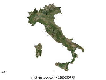 Italy Map (3D Illustration)