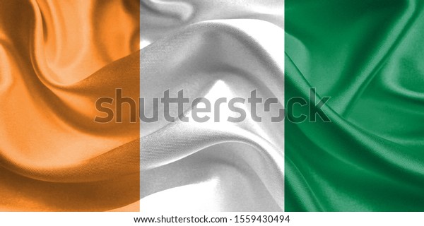 Ivory Coast Flag Waving Rippled Flags 스톡 일러스트 1559430494 Shutterstock 9169