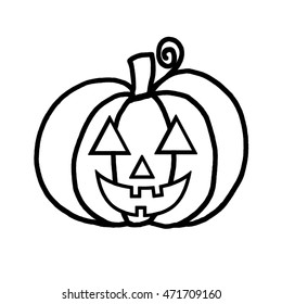 Jack O Lantern Stock Illustration 471709160