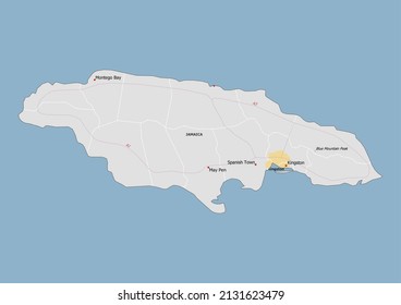 Savanna La Mar Jamaica Map Savanna La Mar Images, Stock Photos & Vectors | Shutterstock