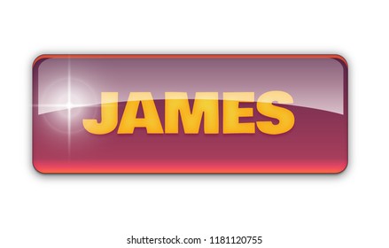 James Popular Nick Name Arround World Stock Illustration 1181120755 ...