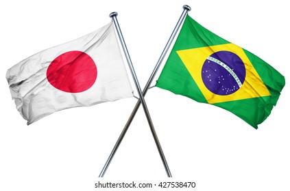 ブラジル国旗と併せて日本国旗 のイラスト素材 Shutterstock