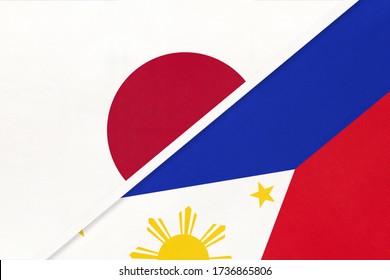 Japan Philippines Symbol Two National Flags Stock Illustration ...