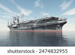 Japanese aircraft carrier of World War II
Computer generated 3D illustration