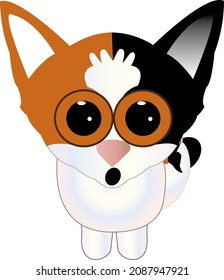 Japanese Bobtail Cat Digital Design