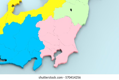 関東地図 Images Stock Photos Vectors Shutterstock