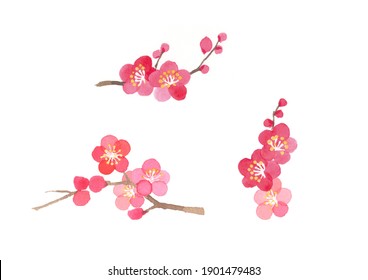 梅の木 イラスト のイラスト素材 画像 ベクター画像 Shutterstock