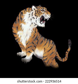 Japanese Tiger Drawing High Res Stock Images Shutterstock