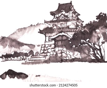 2,945 Castle ink drawing Stock Illustrations, Images & Vectors ...