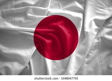 Japon Flag With 3d Effect