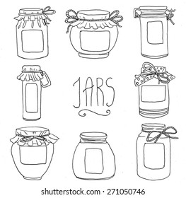 Jar Line Drawing Images, Stock Photos & Vectors | Shutterstock