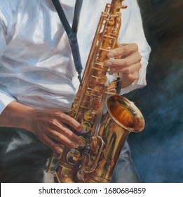 1,237 Saxophone Painting Images, Stock Photos & Vectors 