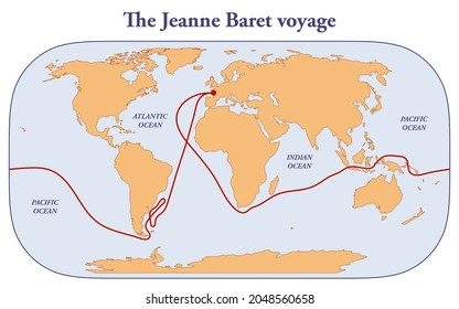 The Jeanne Baret Voyage And Circumnavigation Of The Globe