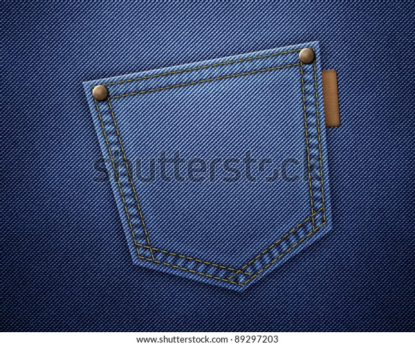 Jeans Texture Stock Illustration 89297203 | Shutterstock