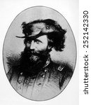 J.E.B. Stuart (1833-1864), lithograph ca. 1864